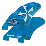 Phase 5 Payne 3D Speed Base Twin Fin Set