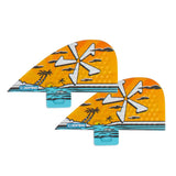 Phase 5 Sunset 3D Dimpster Twin Fin Set