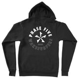 Phase 5 USA Made Fleece Pullover Hoodie in Black