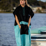 Phase 5 50/50 Hooded Towel in Aqua