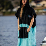 Phase 5 50/50 Hooded Towel in Aqua