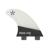 Phase 5 Honeycomb Twin Fin Set in Black/White