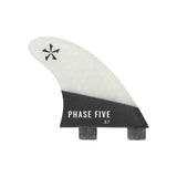 Phase 5 Honeycomb Twin Fin Set in Black/White