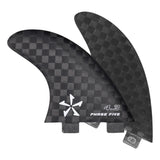 Phase 5 Carbon Twin Surf Fin Set
