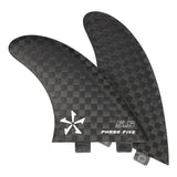 Phase 5 Carbon Twin Surf Fin Set