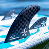 Phase 5 Carbon Twin Surf Fin Set