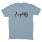 Phase 5 Slice Tee in Steel Blue