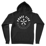 Phase 5 USA Made Fleece Pullover Hoodie in Black
