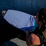 Phase 5 Wakesurf Board Sock in White/Blue